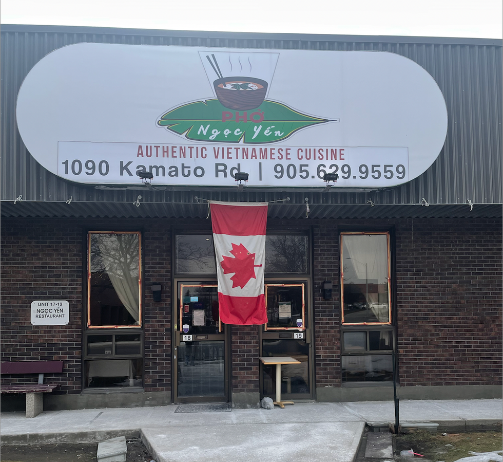 Outside of Pho Ngoc Yen.