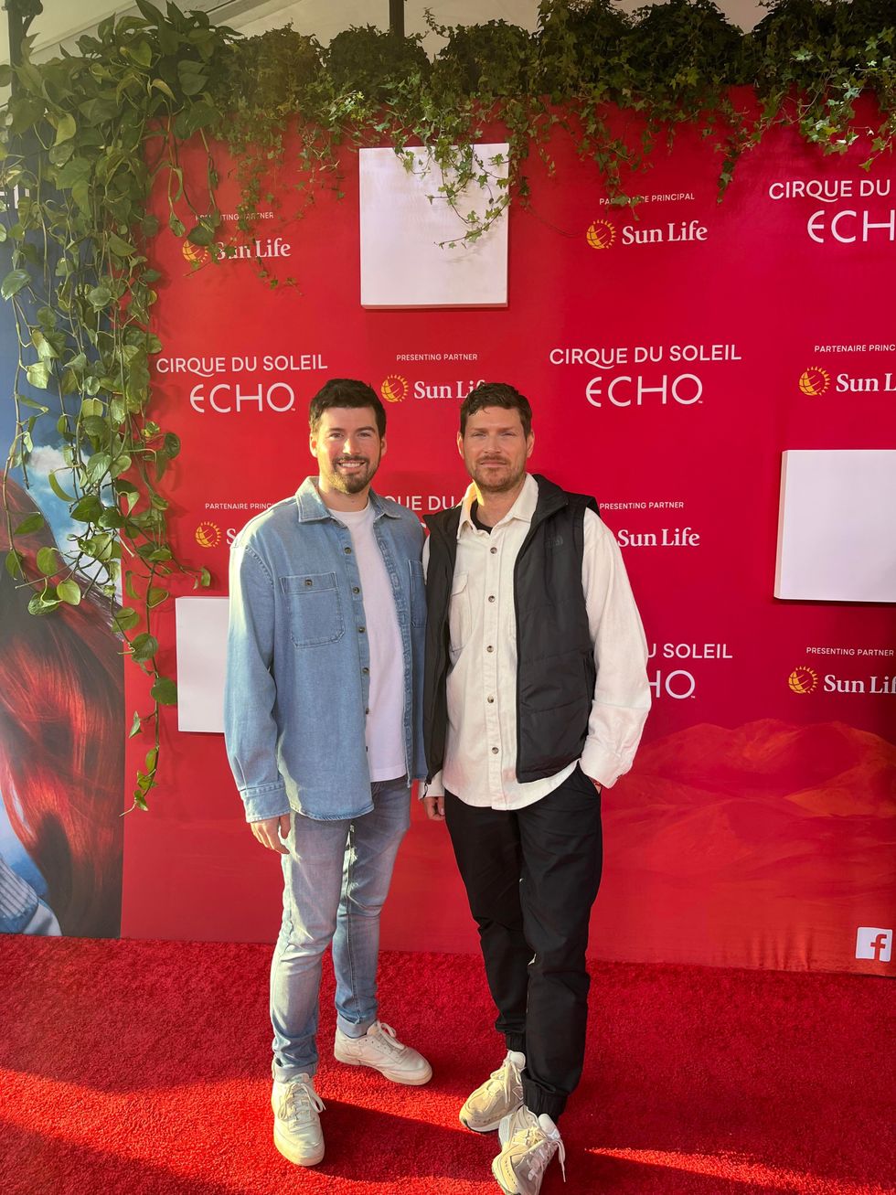 P.O Beaudoin et son amoureux Miguel Bouchard.