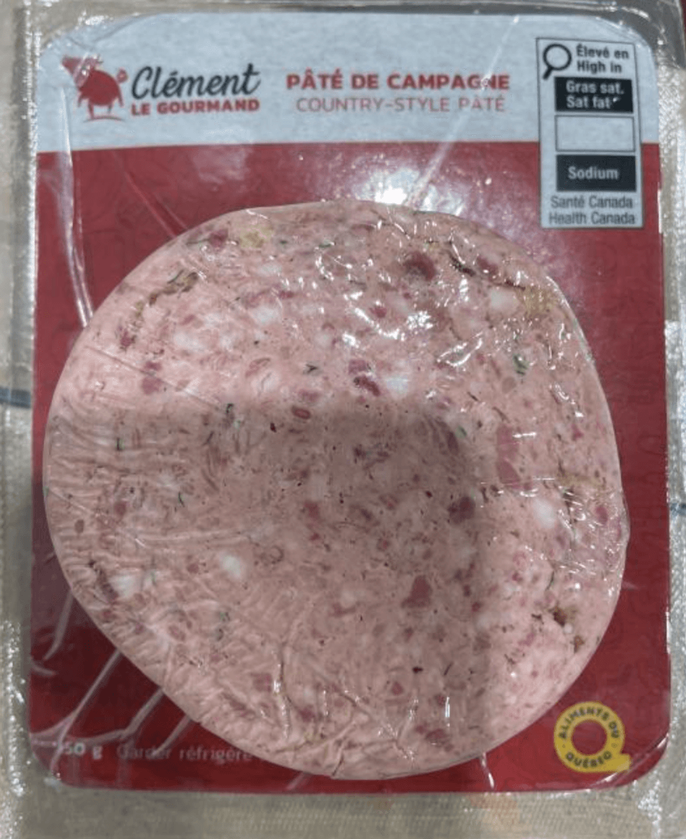 P\u00e2t\u00e9 de campagne de la marque Cl\u00e9ment le Gourmand.