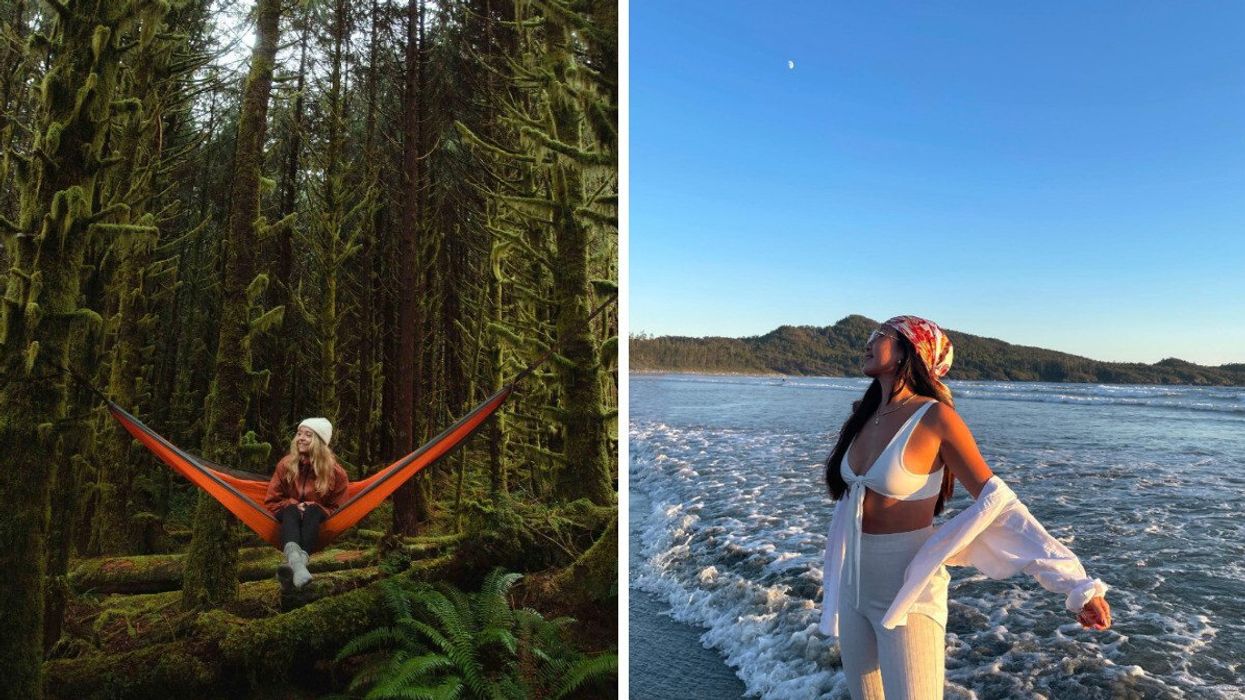 Pacific Rim National Park Reserve BC. Right: Tofino, BC.