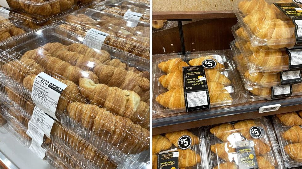 packs of croissants at costco and loblaws