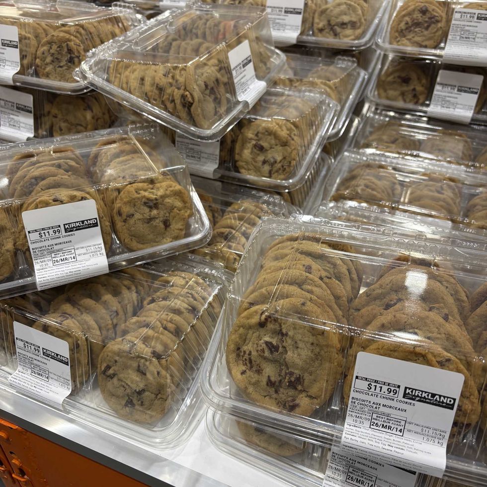 packs of Kirkland Signature cookies at costco