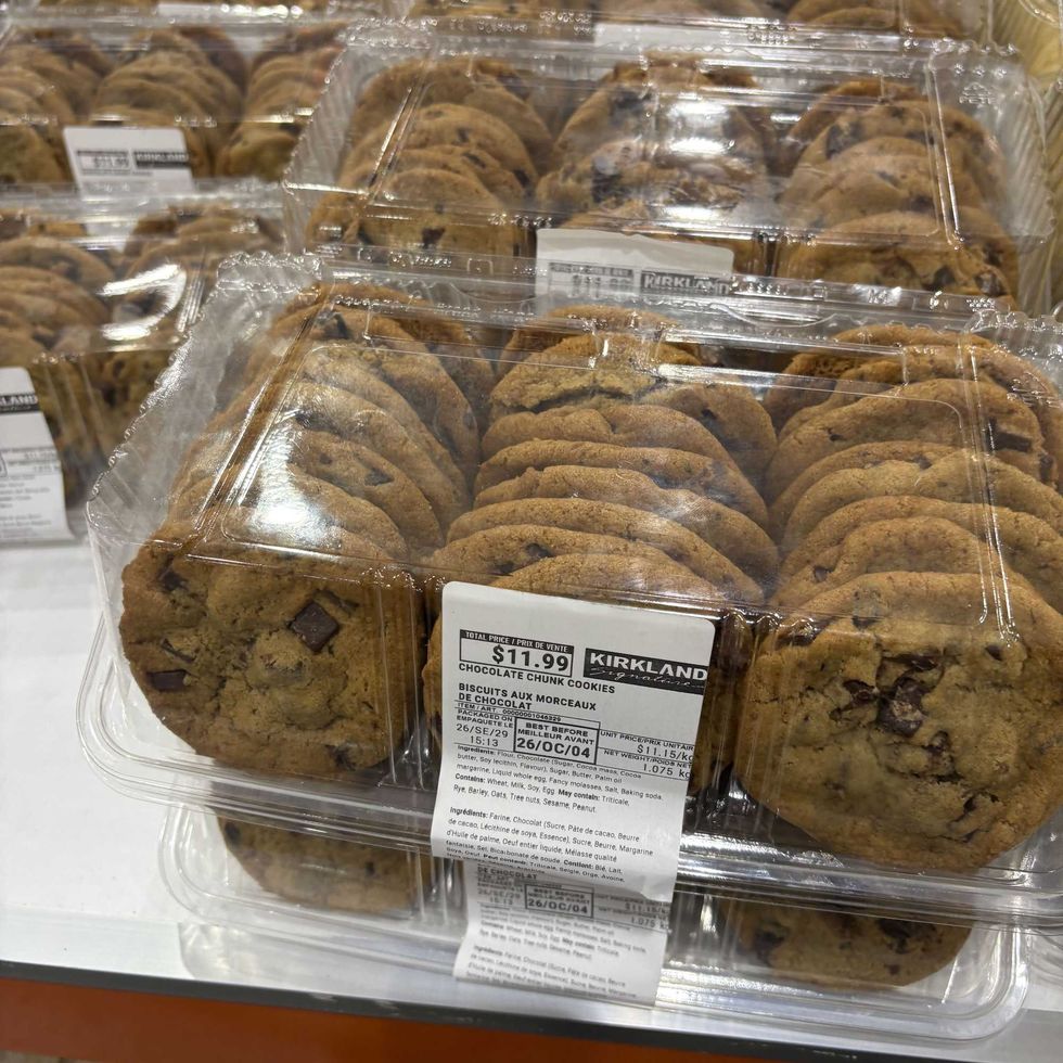 packs of Kirkland Signature cookies at costco