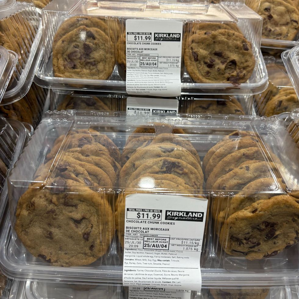 packs of Kirkland Signature cookies