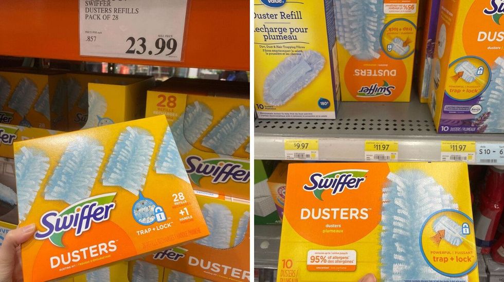 packs of swiffer dusters at costco and walmart