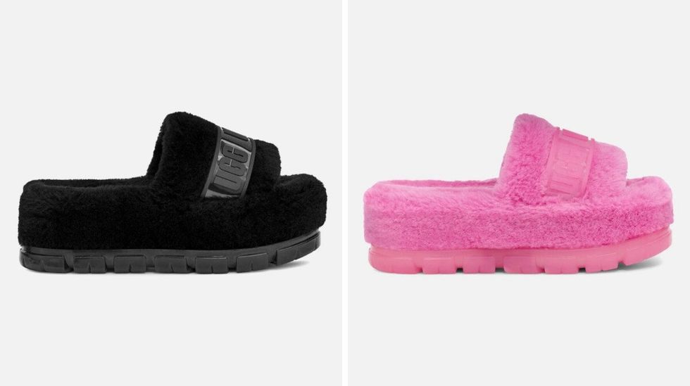 Pantoufles UGG \u00ab Fluffita Clear \u00bb \u00e0 50 % de rabais.