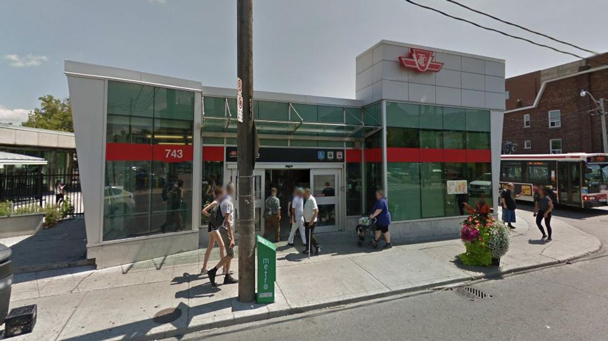 Pape Station in Toronto.