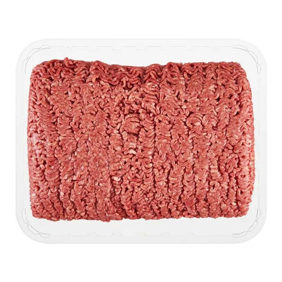 Paquet de boeuf hach\u00e9 maigre.