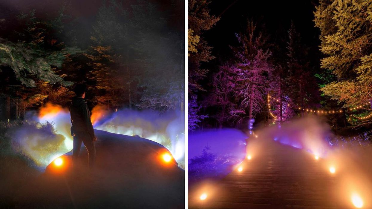 Parc Omega’s Illuminated Trail Has A New Look & Leads You Through A Haunted Forest