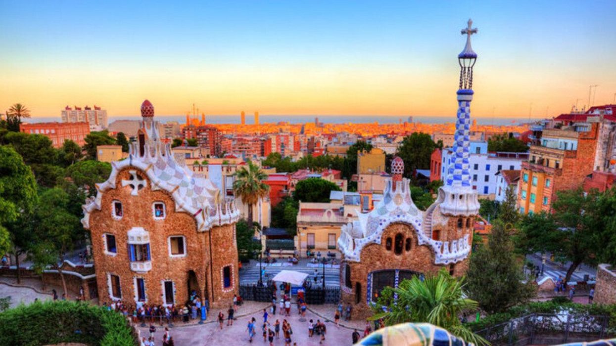 Park Güell in Barcelona, Spain