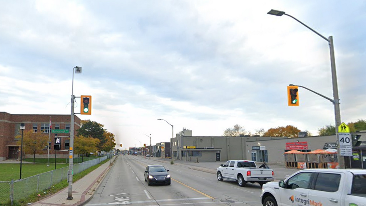 Parkdale Avenue North and Roxborough Avenue in Hamilton.