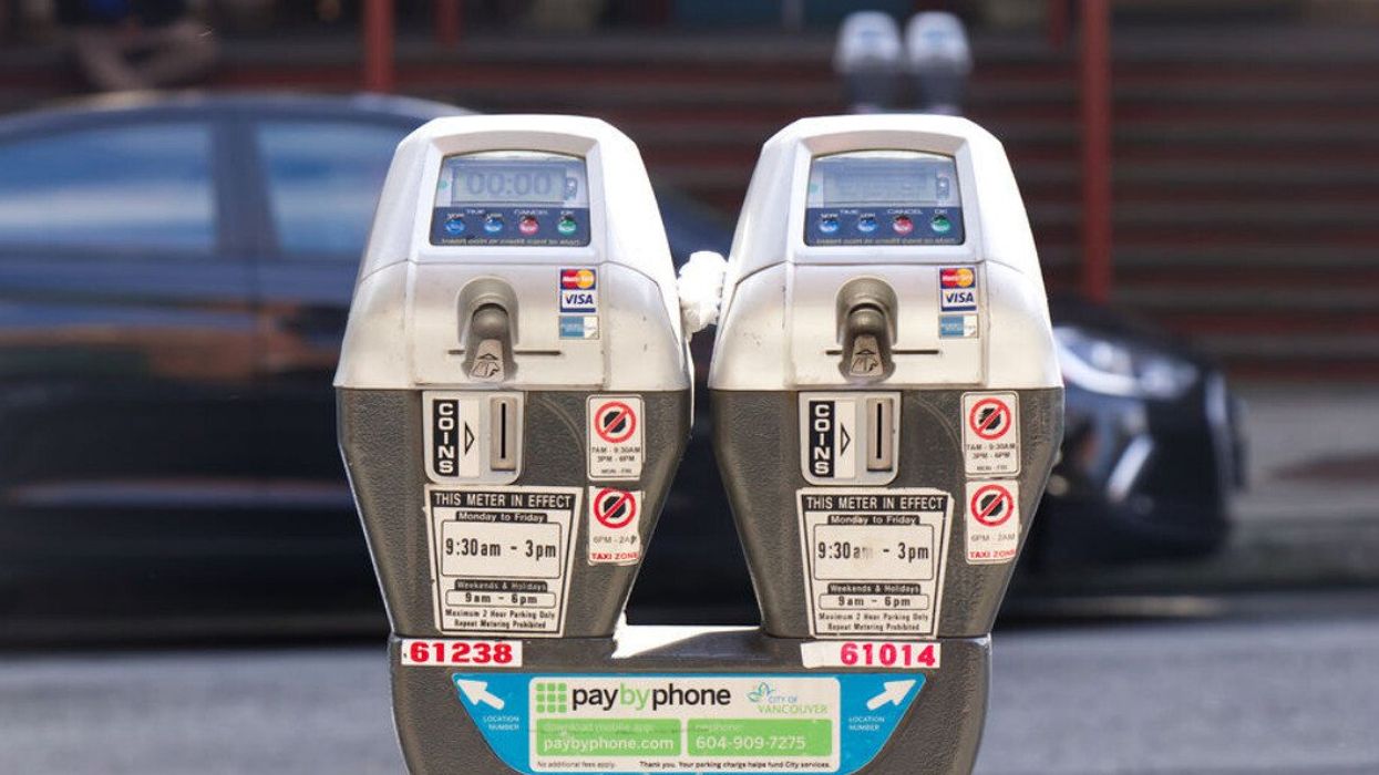 Parking meter Vancouver.