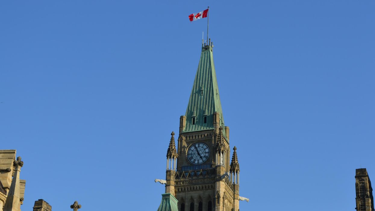 Parliament building in Ottawa.