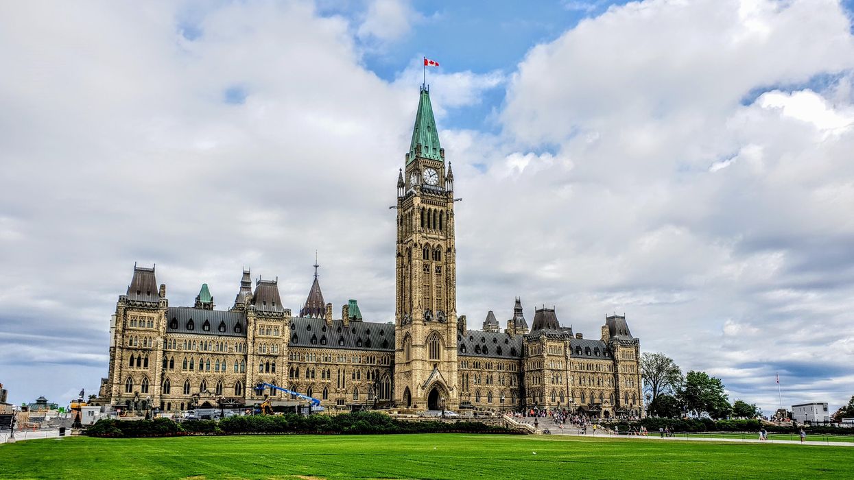 Parliament Hill in Ottawa.