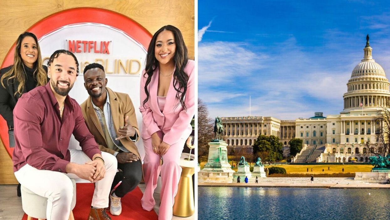 Part of the LIB cast. Right: Washington, D.C.