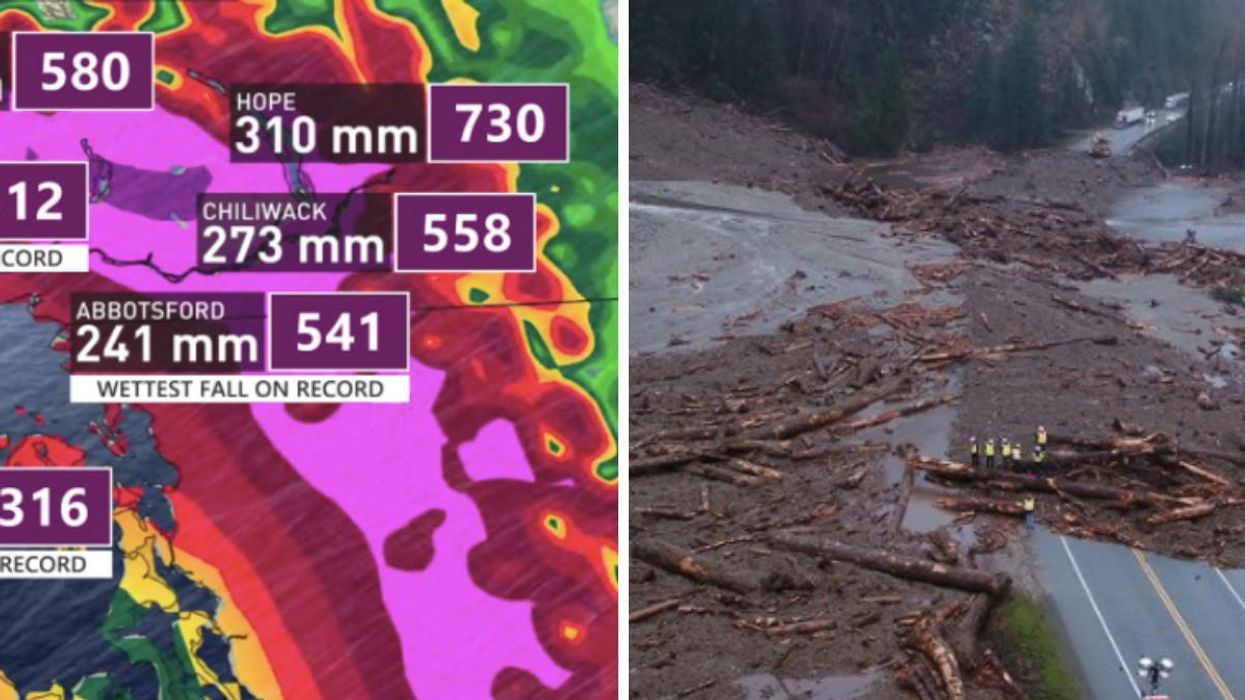 Parts Of BC Got More Rain In November Than These Cities In Canada Have Had In 2021 So Far