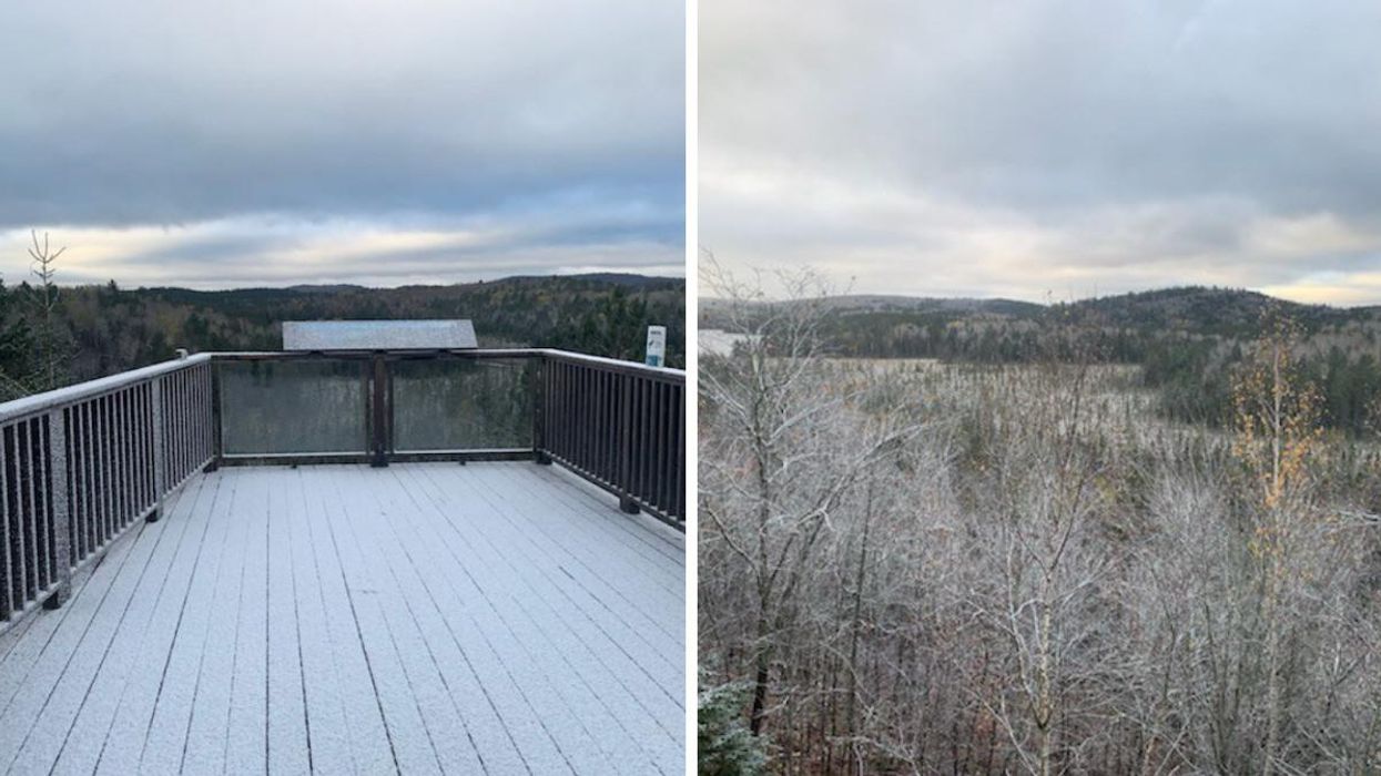 Parts Of Ontario Are Already Being Covered In Snow & More Is On The Way (PHOTOS)