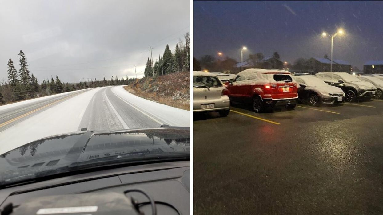 Parts Of Ontario Are Covered In Snow & Weather Advisories Warn Of Another 4 cm (PHOTOS)