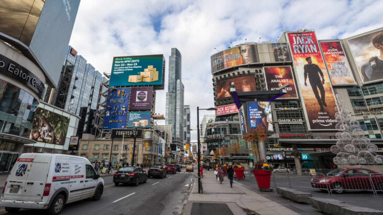 Parts Of Toronto's Yonge Street Are Closed From Possible Sinkhole & 'Delays Are Expected'