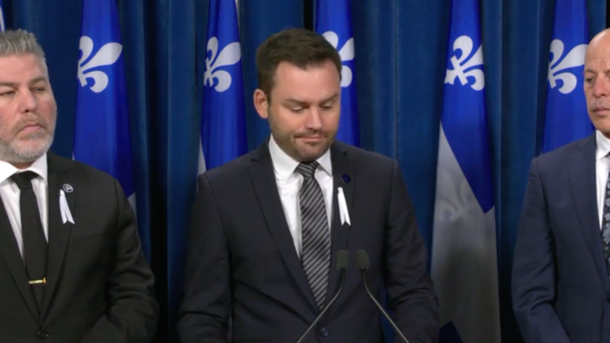 Pascal Bérubé, Paul St-Pierre Plamondon et Joël Arseneau.