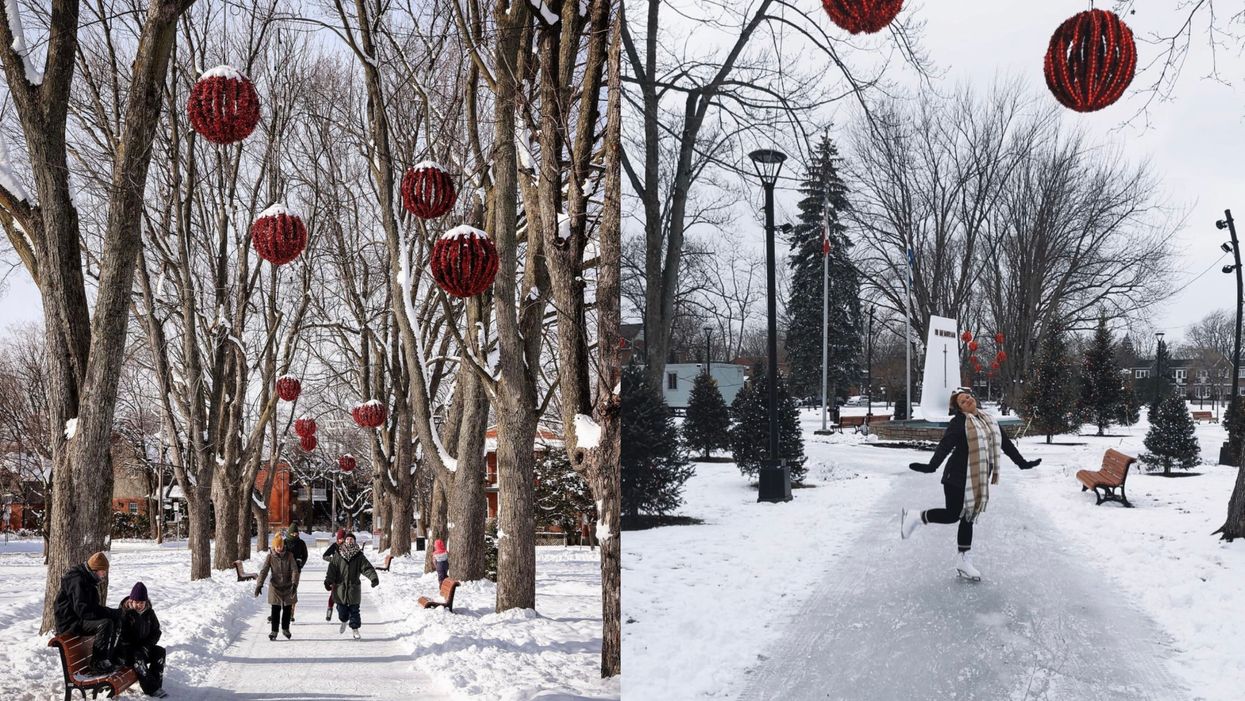 Patinoire à Montréal