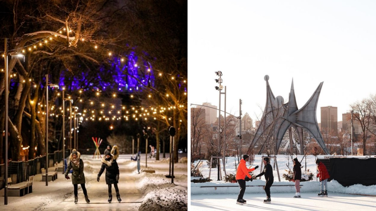 Patinoire du parc Jean Drapeau.