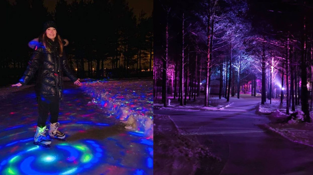 Patinoires au Québec: Ce sentier de patin de 15 km à 1h30 de Québec s’illumine le soir