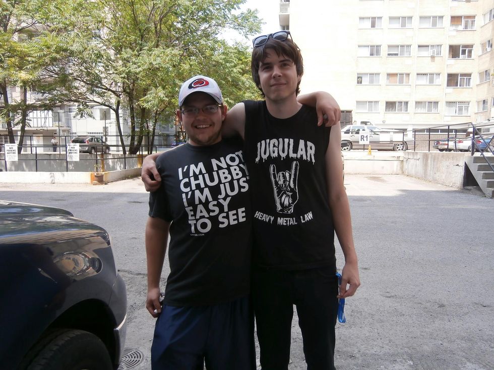 Patrick and his friend Dave about to make a horrible mistake.