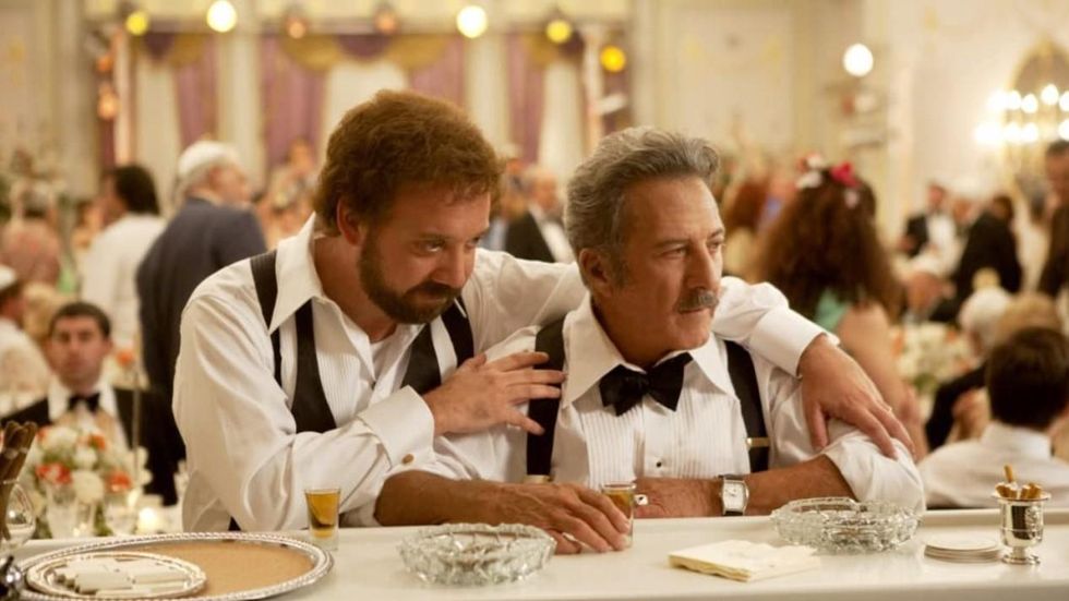 Paul Giamatti and Dustin Hoffman.