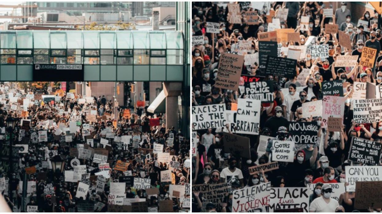 Peaceful Kitchener Protest Crowded Streets On Wednesday Evening (PHOTOS)