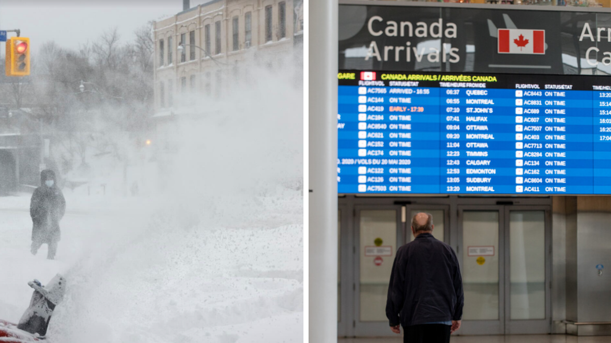 Pearson Airport Has Had So Many Flights Cancelled Or Delayed Due To The Wicked Weather