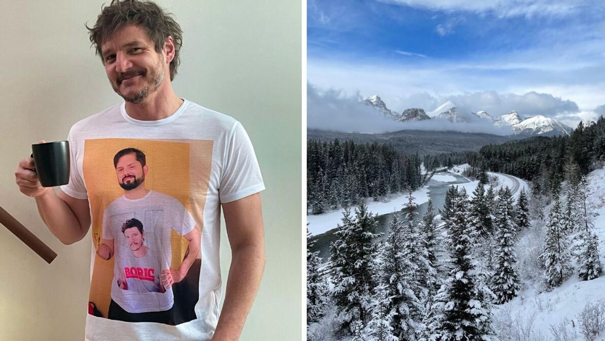 Pedro Pascal. Right: Alberta