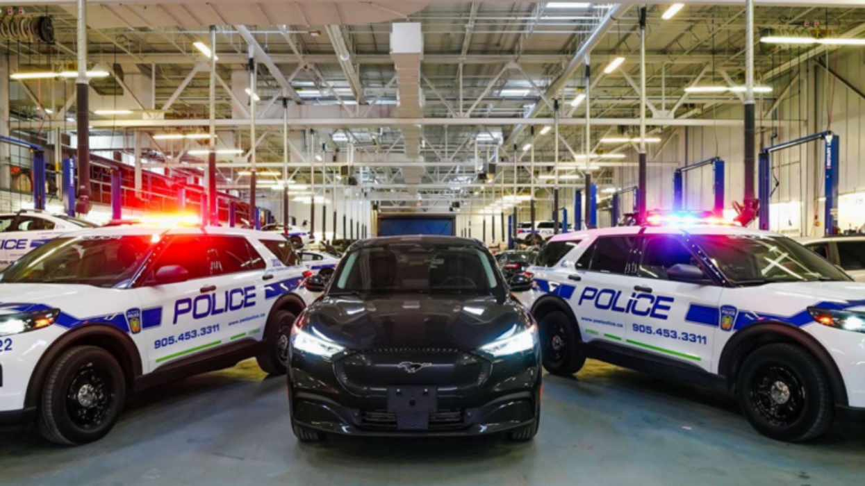 Peel Regional Police cars.