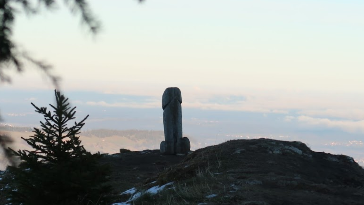 Penis Structure Reappears Germany Monolith