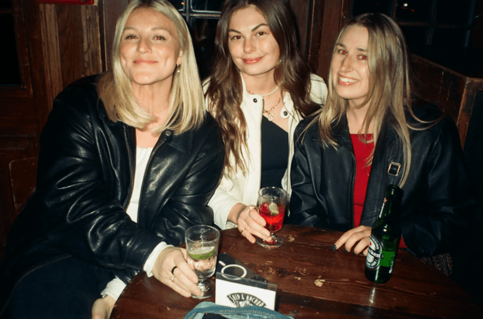 People at a restaurant.