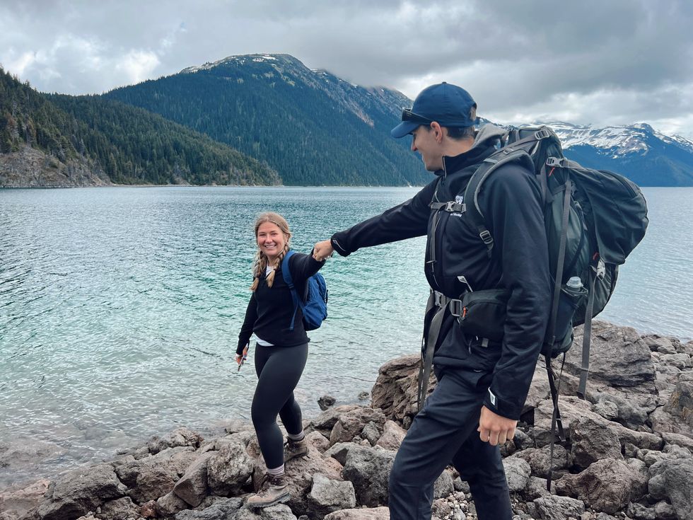 People at Garibaldi Lake.