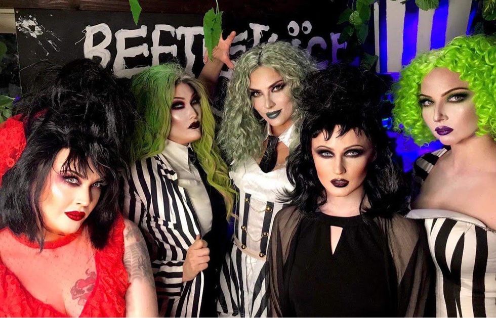 People at the Burton immersive experience.