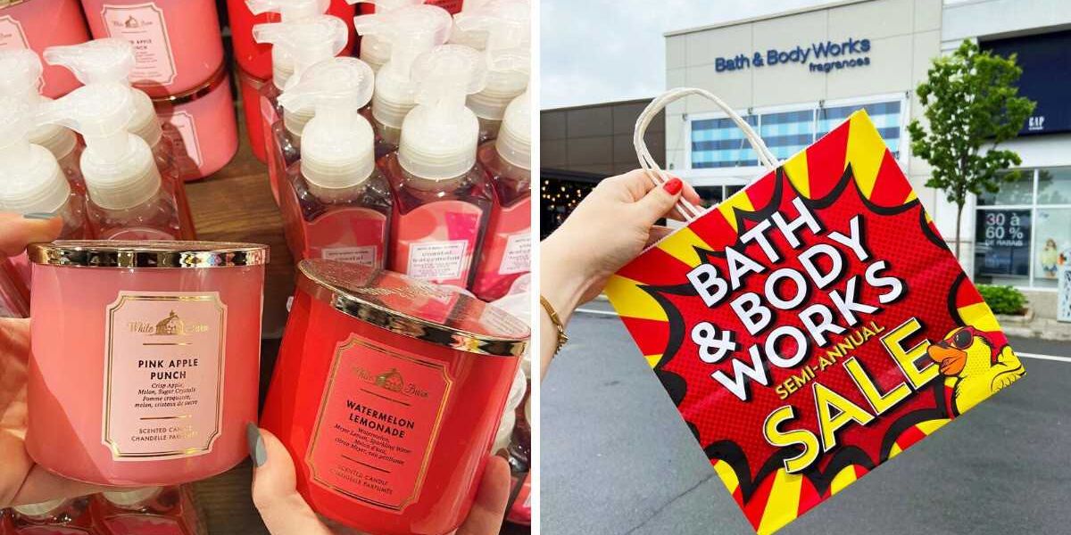 Bath & Body Works is still offering up to 75% off with the semi-annual ...