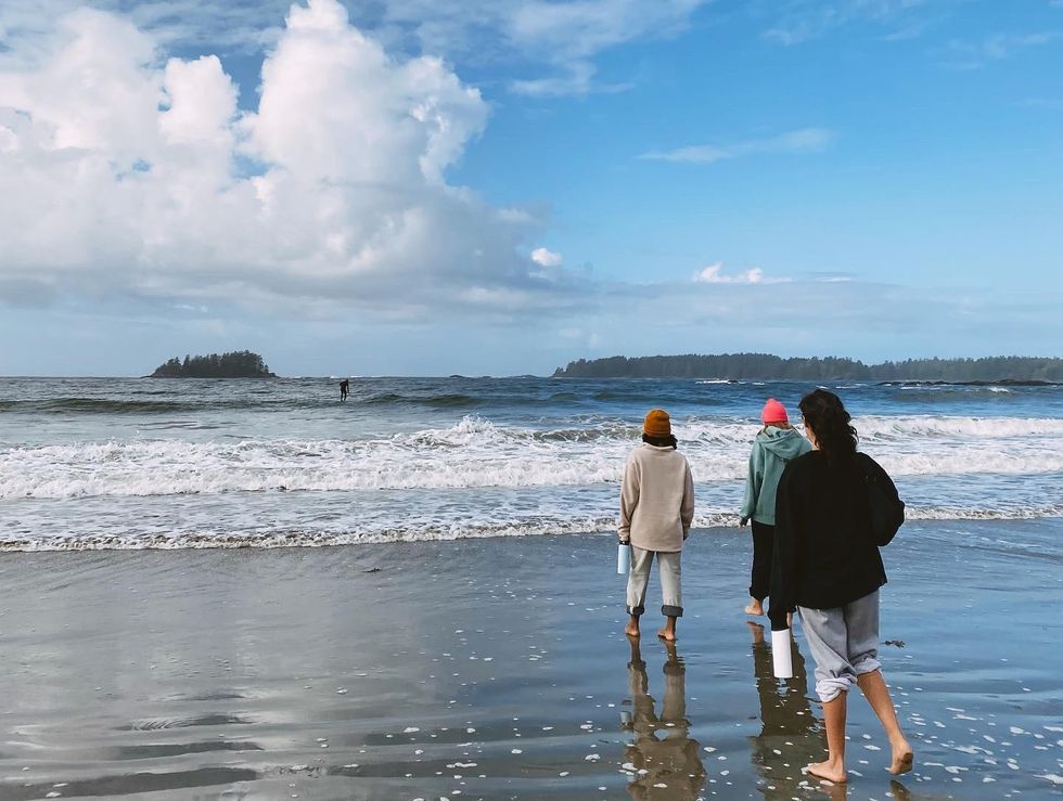 People in Tofino.
