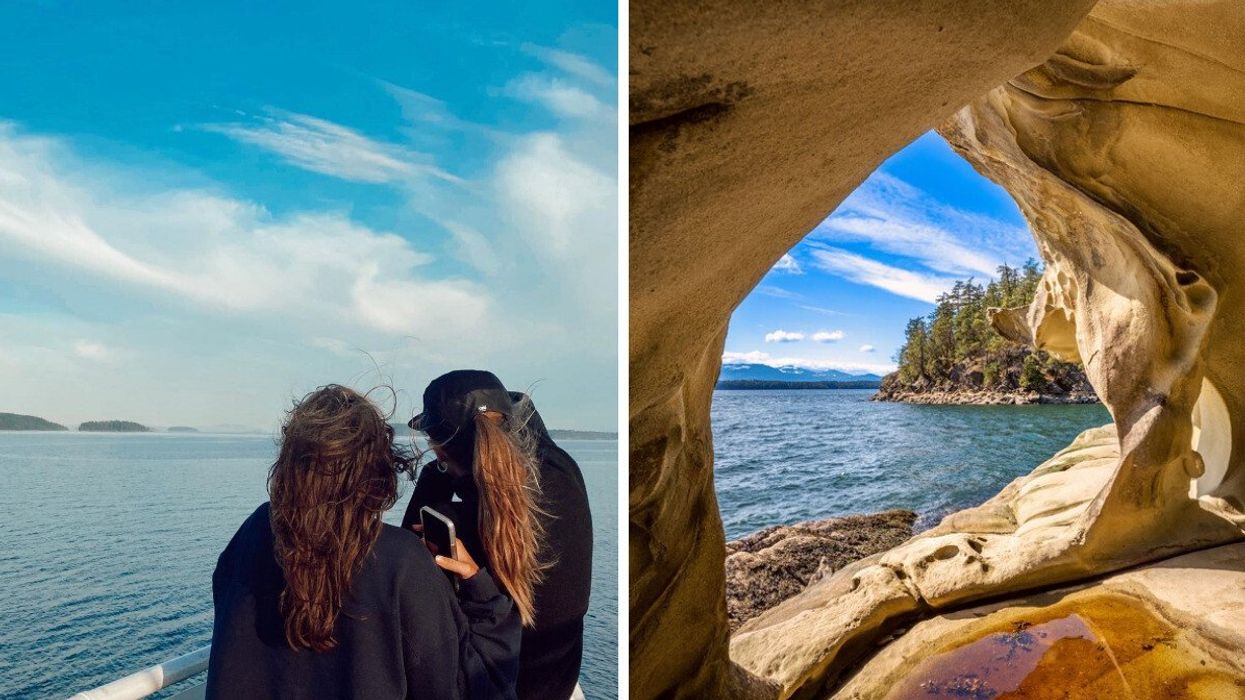 People on BC Ferries to Salt Spring Island, Galiano Island, Gulf Islands, B.C.