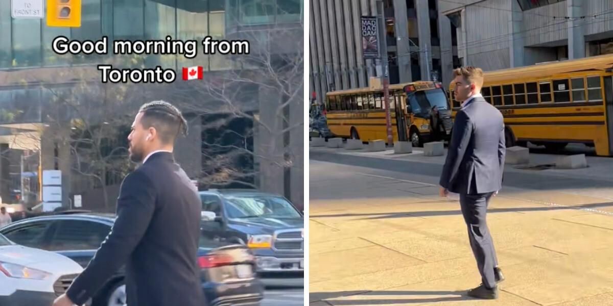 Suits Toronto A TikToker Is Filming People Walking Around Toronto In Suits & The ...