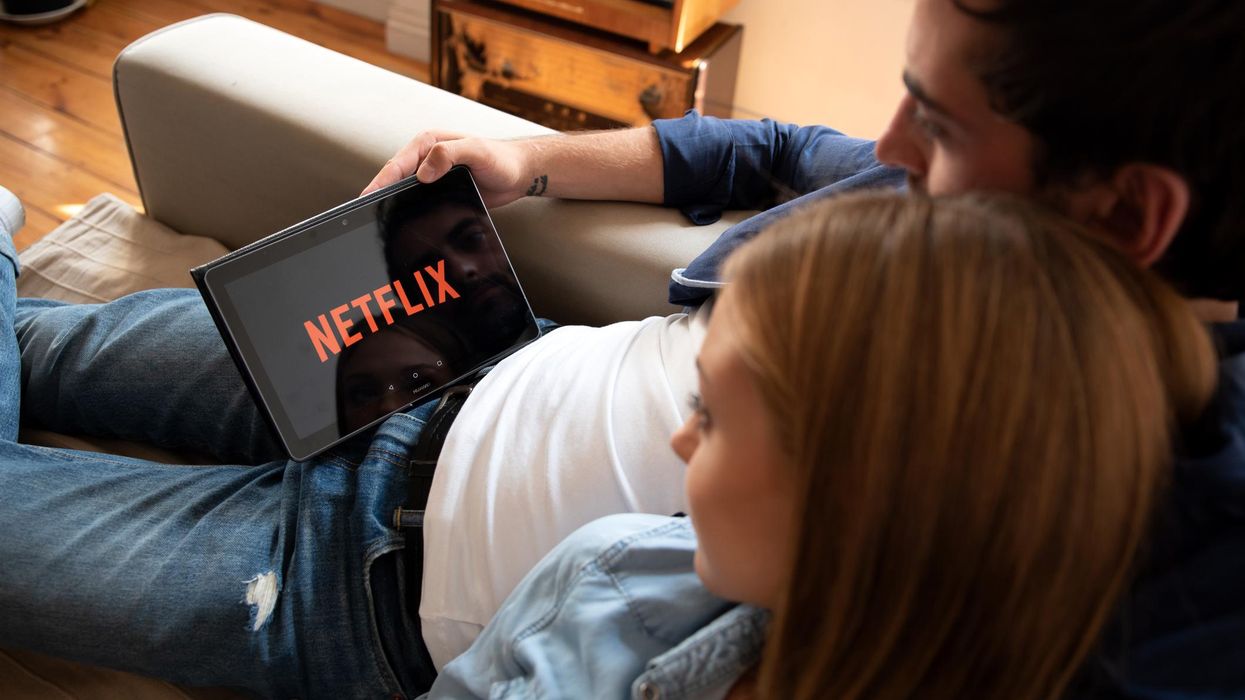 People watching Netflix.