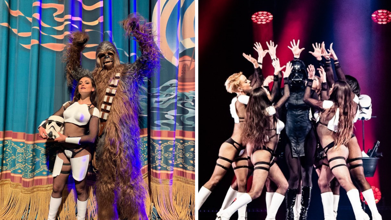 Performers in “The Empire Strips Back."