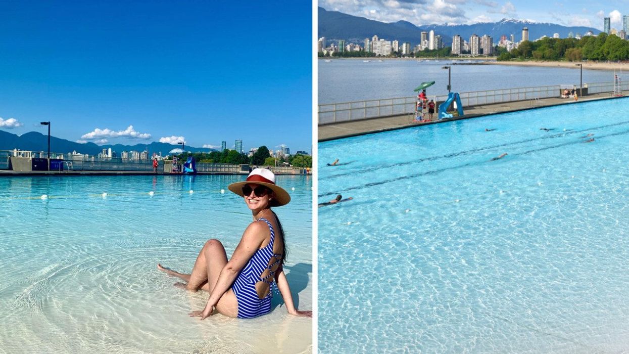 Kitsilano Pool의 전경