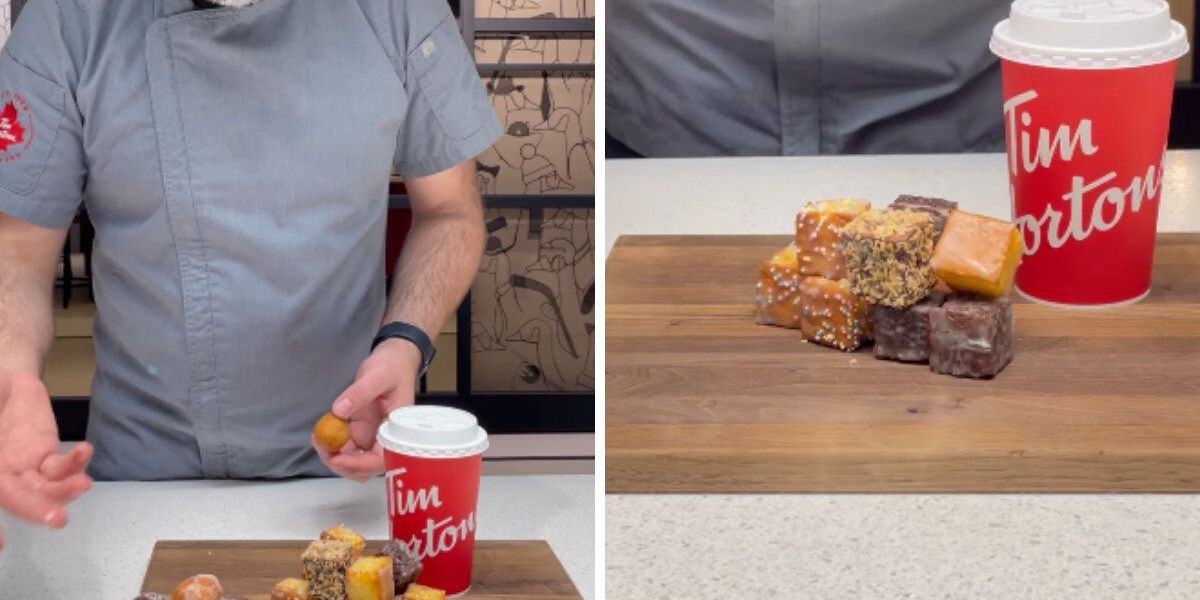 Tim Hortons Teased Square Timbits As A New Menu Item But It's Just An ...