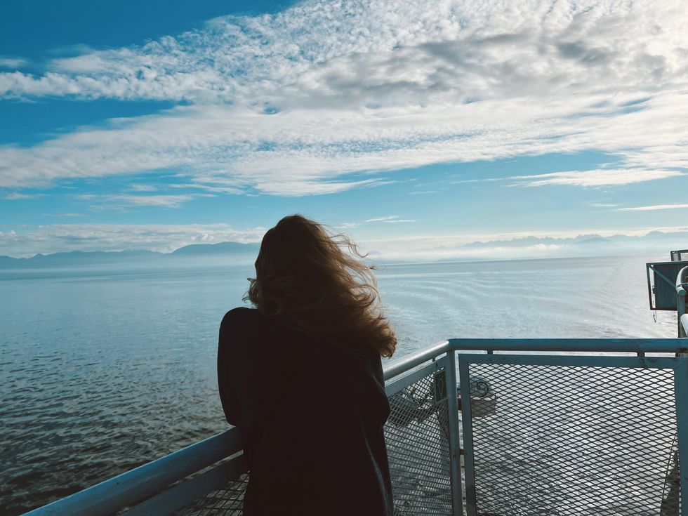 Person on BC Ferries.