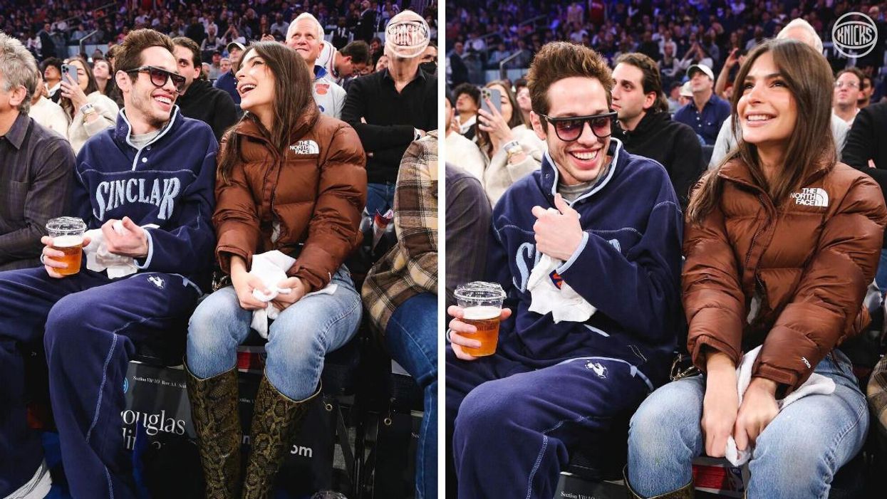 Pete Davidson and Emily Ratajkowski.