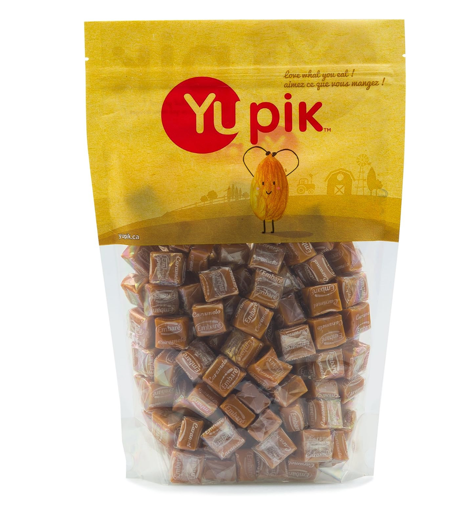 Petits caramels \u00e0 l'Halloween.