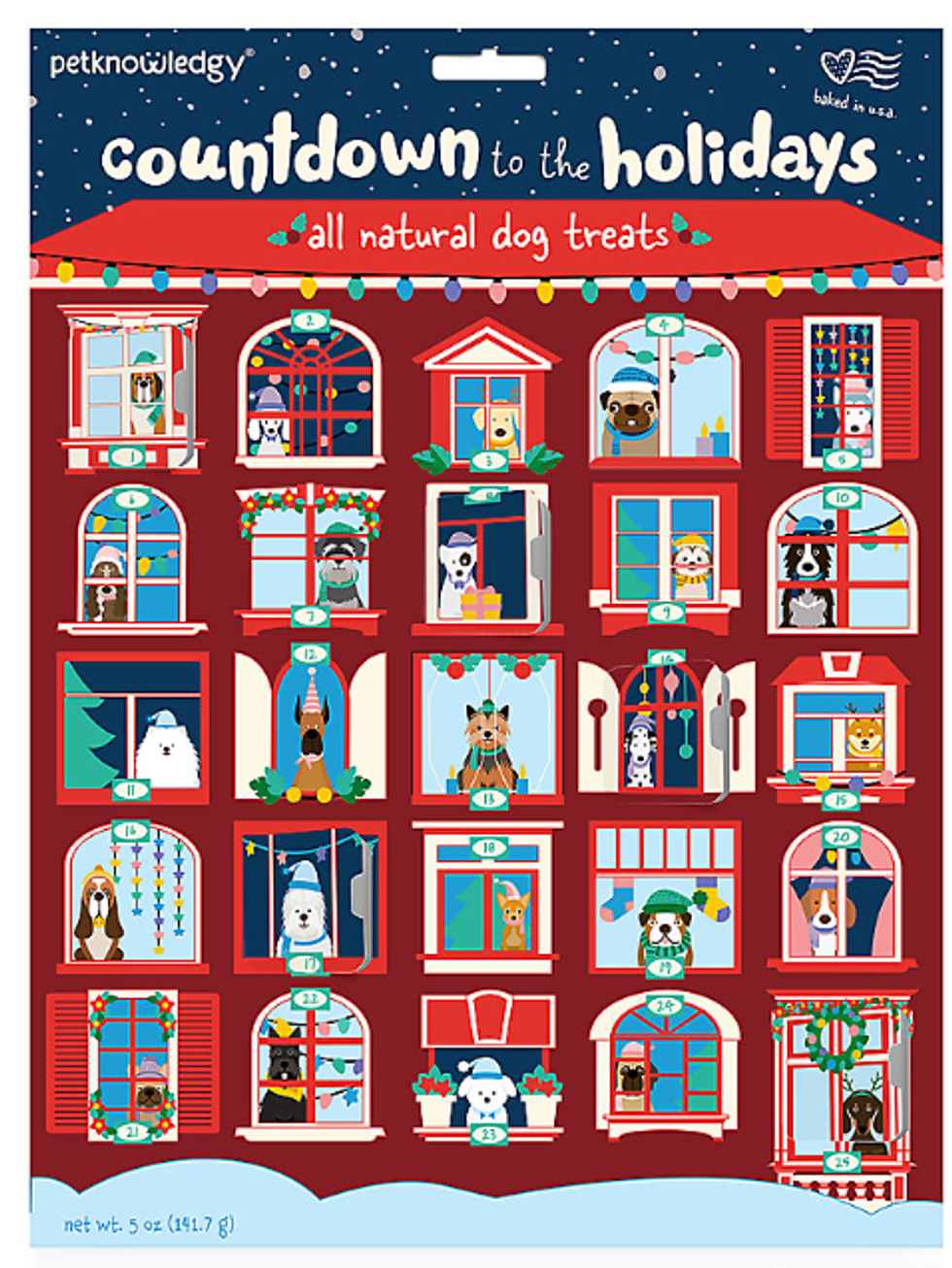 Petknowledgey Countdown to the Holidays All Natural Dog Treats.