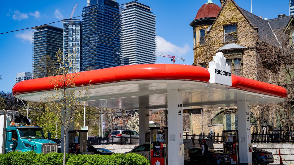 Petro-Canada gas station in Downtown Toronto (illustrative).